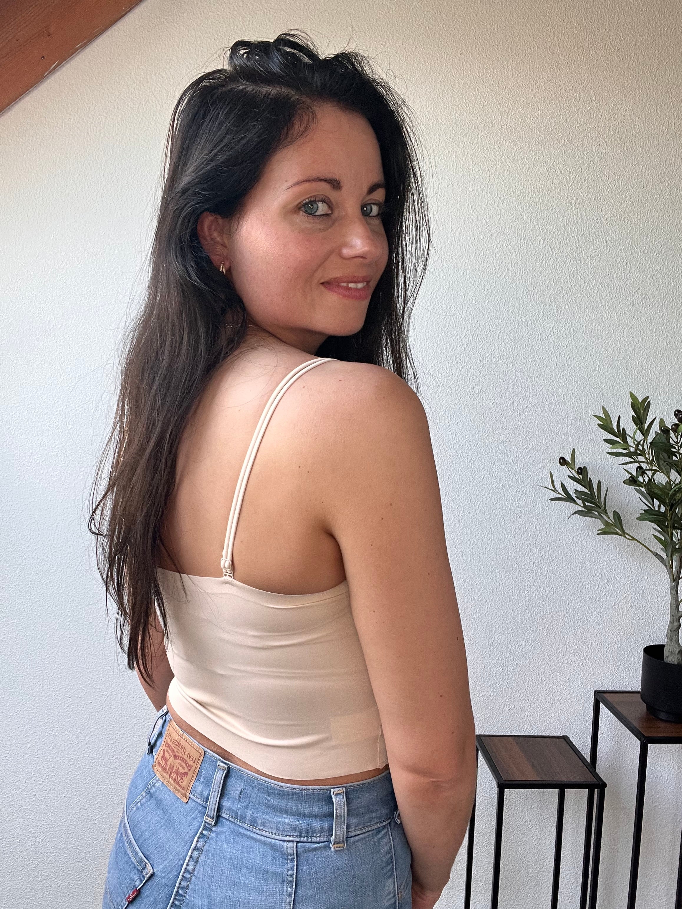 Crop top Nude