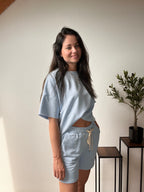 Comfy jogging set - licht blauw