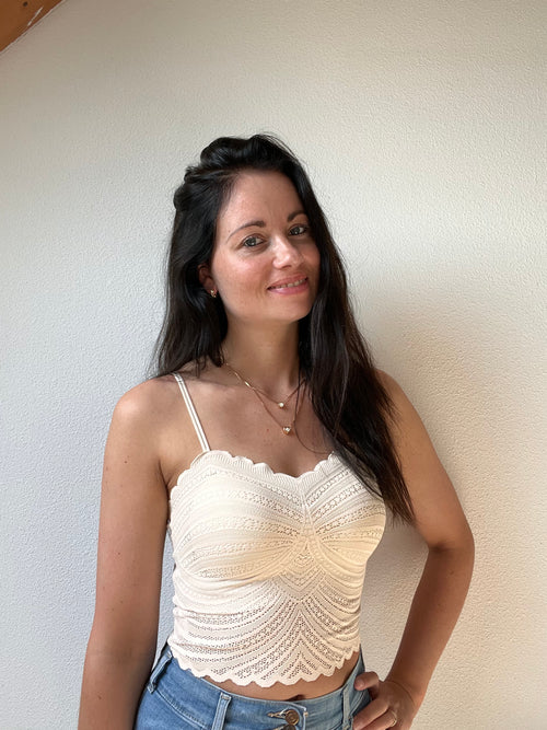 Crop top Nude