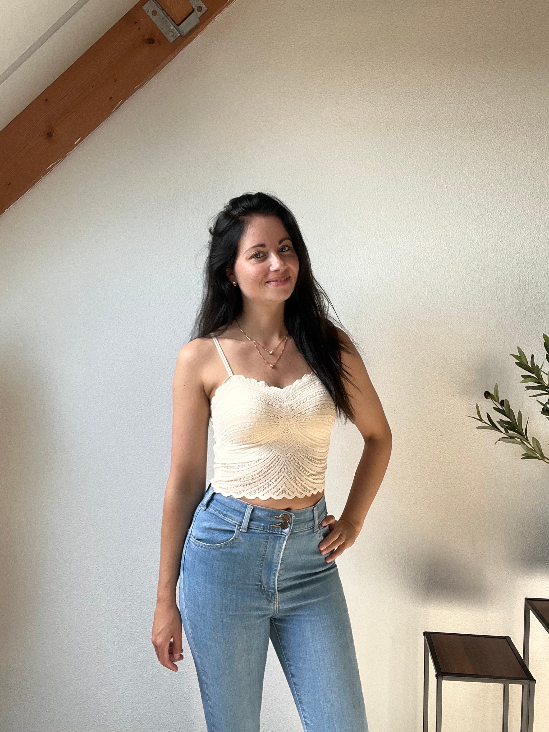 Crop top Nude